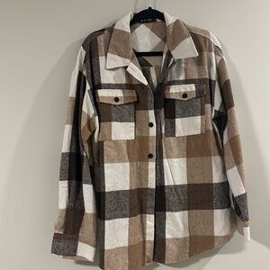 Plaid Jacket Size Large